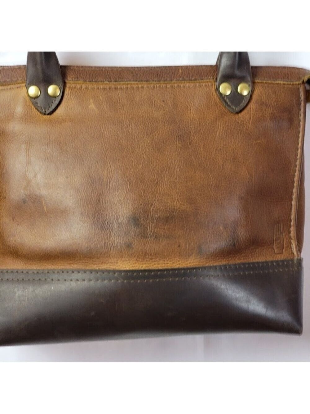 Open Hand Leather Goods Handmade Leather Tote - Gorgeous - Made to Last Lifetime - Picture 4 of 11